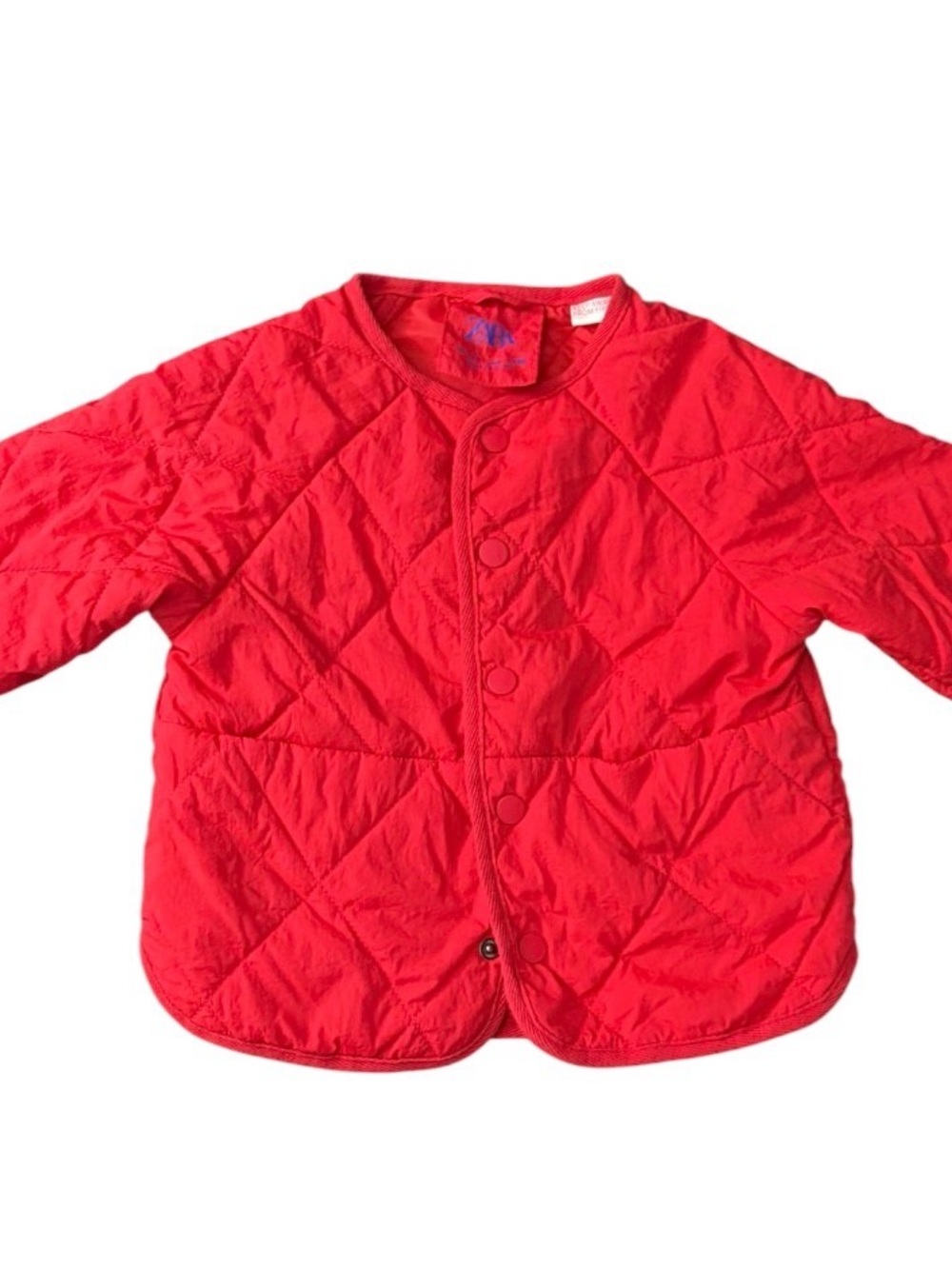 Kids Quilted Red Jacket - Zara